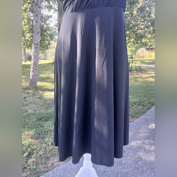 NWT Ann Taylor Elegant Black One-Shoulder Twist Dress Size 8 - Picture 4 of 11